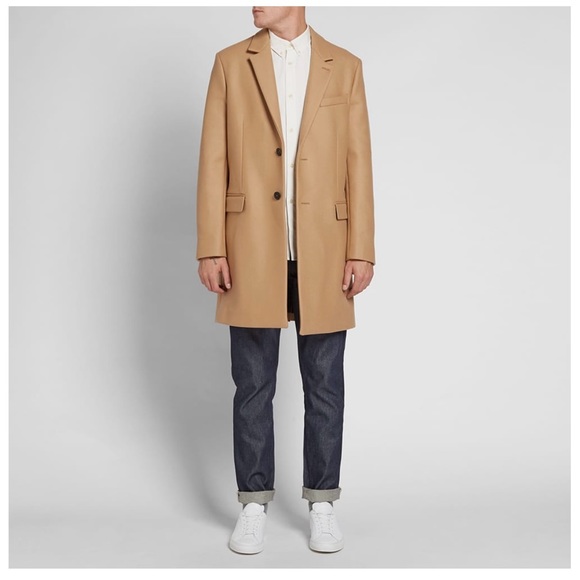 AMI Paris Alexandre Mattiussi - virgin wool camel coat (size M / size 50 French) - Picture 2 of 11